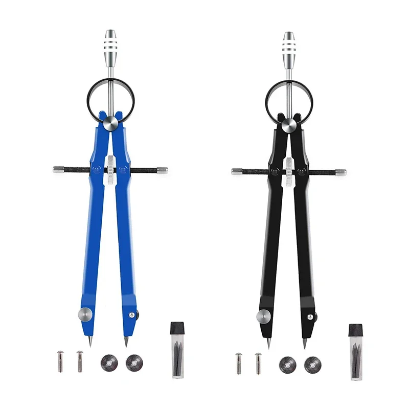 Math Geometry Set With Compass - 1PC Conjunto de Compasso Geométrico Profissional