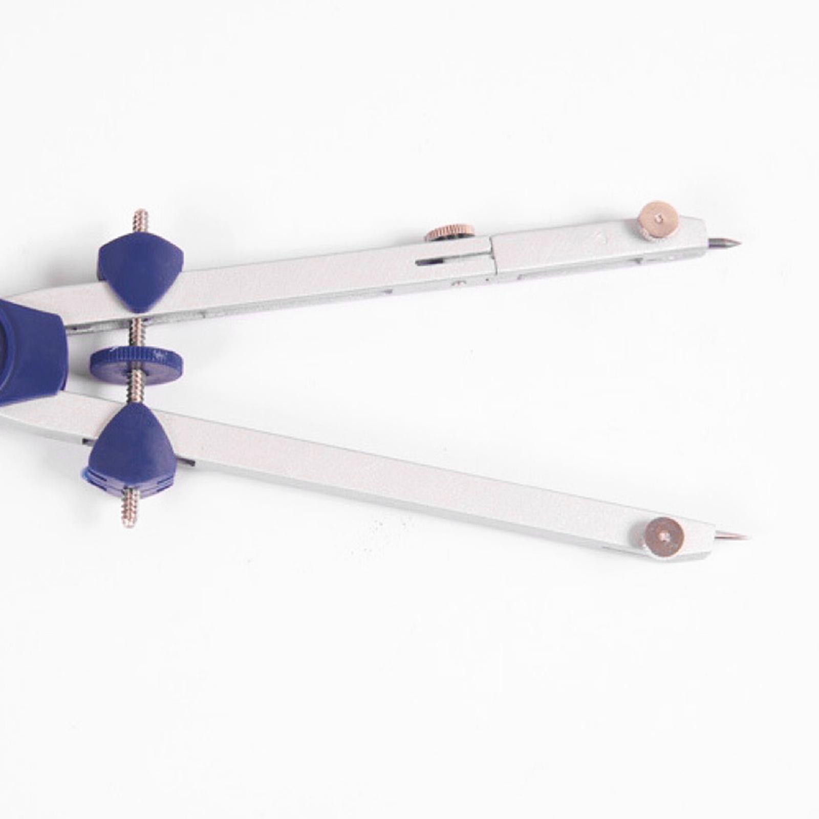 Math Geometry Set With Compass - Conjunto profissional de 7 peças com