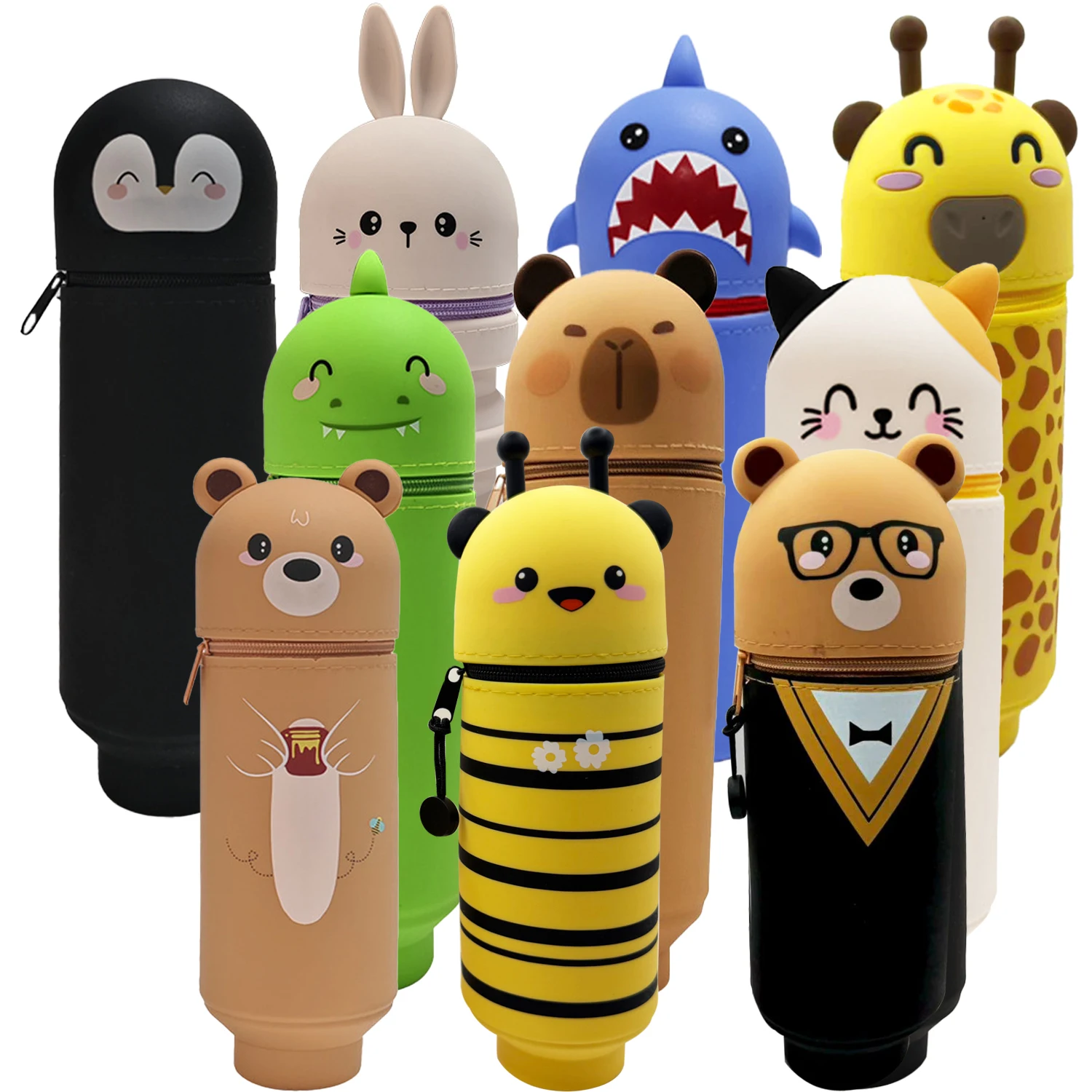 School Supplies - Estojo de lápis com desenhos de