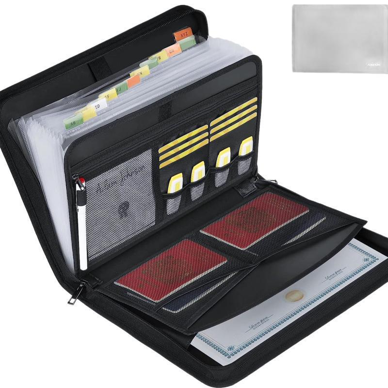 Pasta de arquivo expansível co - Expandable Accordion File Folder 13 Pockets avaliação e preço