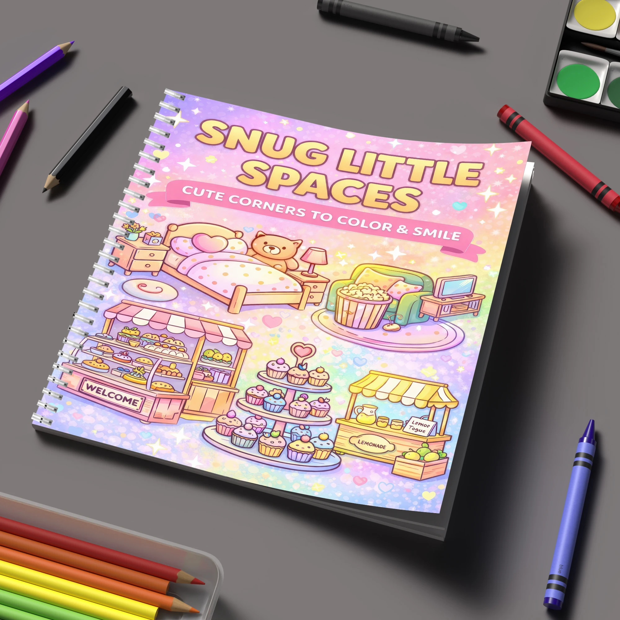 Livro de Colorir Espaços Peque - School Supplies avaliação e preço